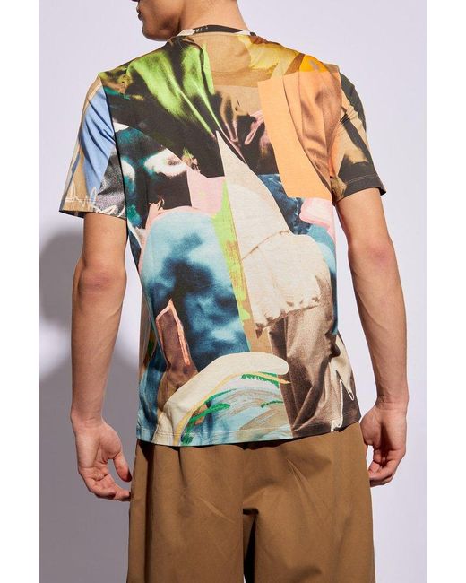 Paul Smith Multicolor Printed T-shirt, for men