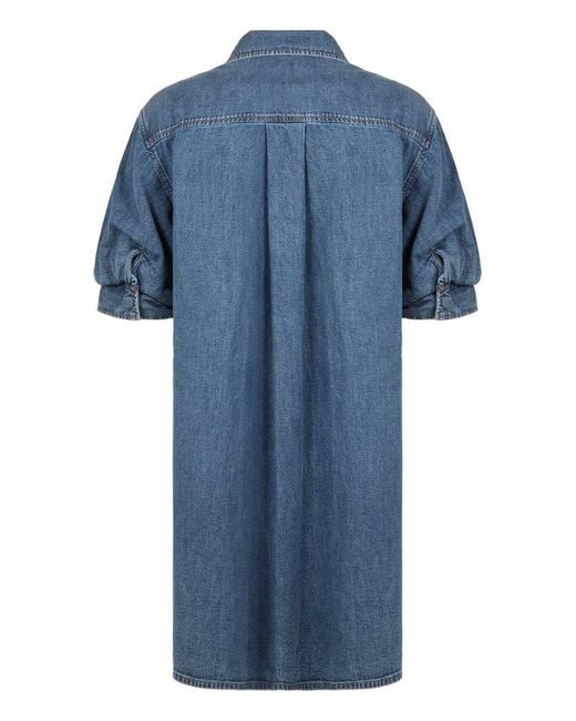 FRAME Blue Antonia The Play Dress