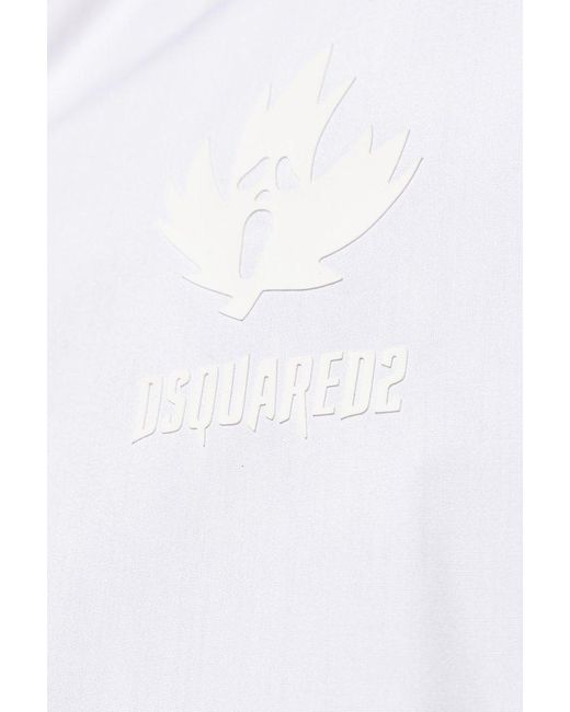 DSquared² White Buttoned Long-sleeved Shirt for men