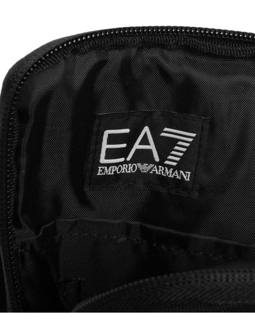 EA7 Black Crossbody Bag for men