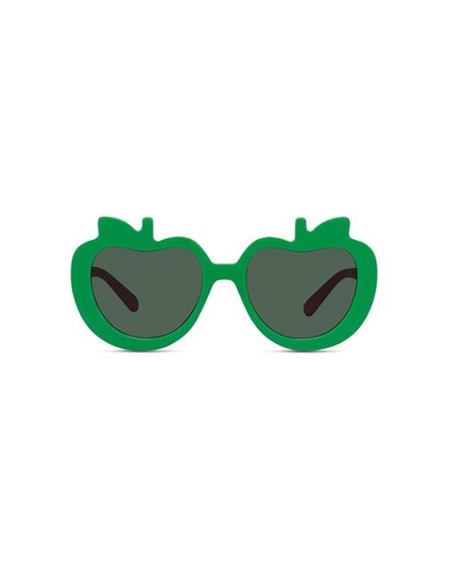 Stella McCartney Green Apple-shaped Frame Sunglasses