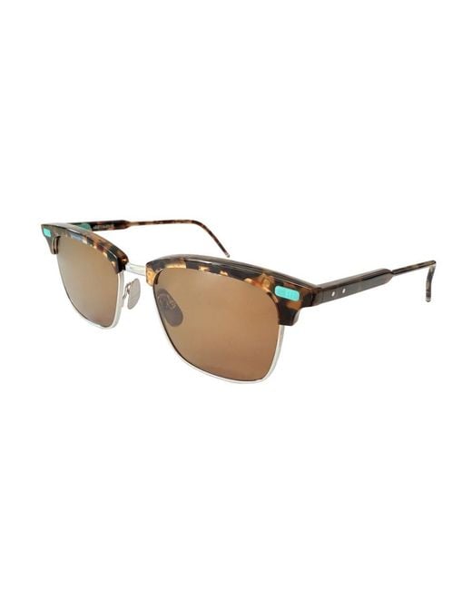Thom Browne Black Square Frame Sunglasses