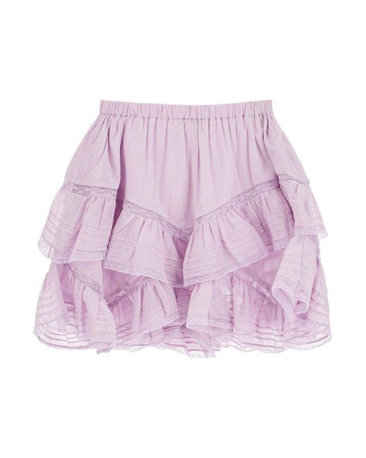 Isabel Marant Purple Shorts `Gisele`