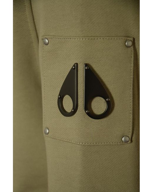 Moose Knuckles Green Hartsfield Zip-Up Jacket for men