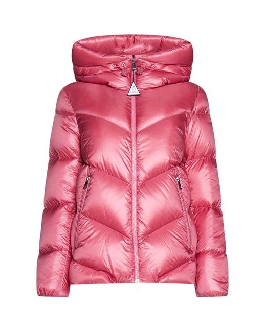Moncler Down Jacket in Pink - Save 20% | Lyst