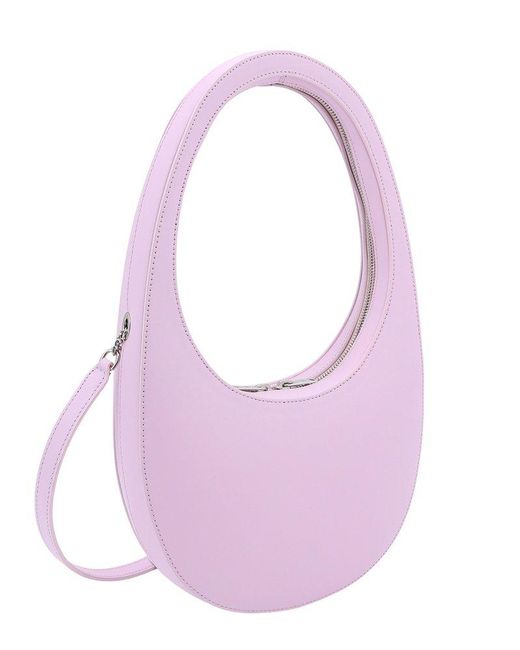Coperni Pink Swipe Zip-up Crossbody Bag