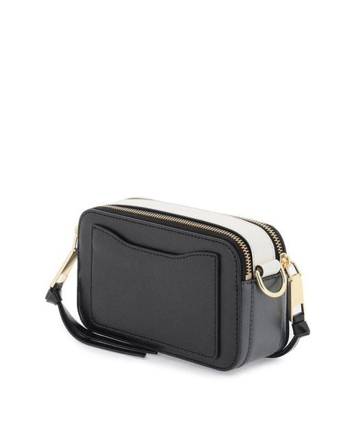 Marc Jacobs Black Snapshot Leather Cross-body Bag