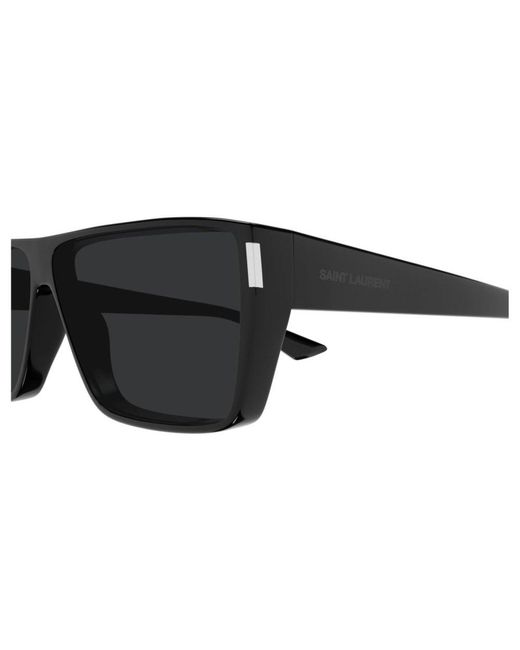 Saint Laurent Black Square Frame Sunglasses