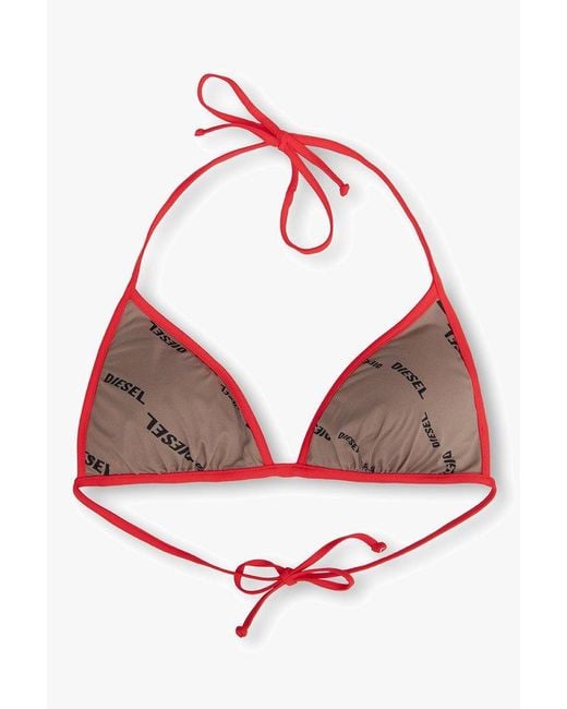 DIESEL Pink 'bfb-sees' Bikini Top