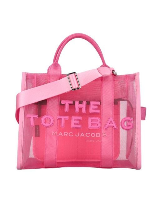 Marc Jacobs The Mesh Medium Tote Bag in Pink | Lyst UK