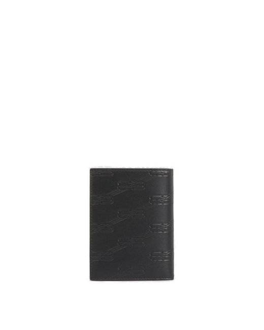 Balenciaga White Micro Leather Wallet for men