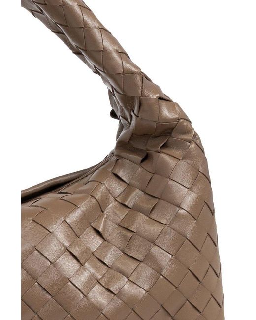 Bottega Veneta Hop Small Shoulder Bag in Brown | Lyst Canada