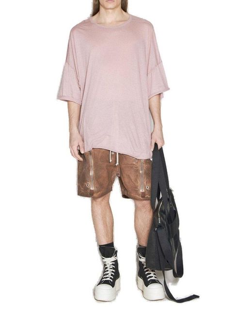 Rick Owens Pink Tommy T-Shirt for men