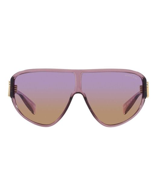 Michael Kors Purple Empire Shield Frame Sunglasses