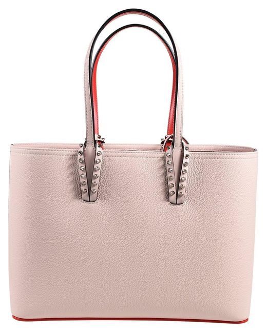 Christian Louboutin Pink Cabata Small Tote Bag