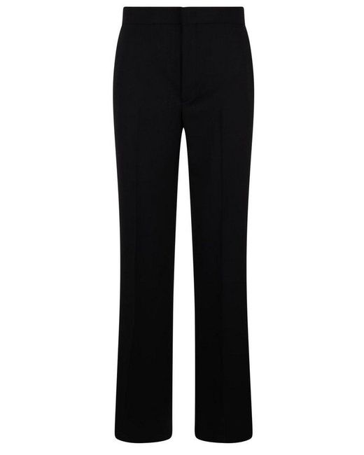 Tagliatore Black Adima Pressed Crease Tailored Pants