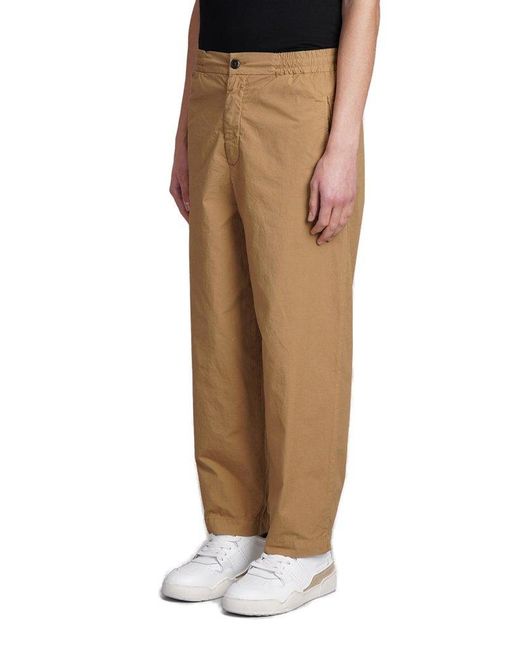 Barena Natural Barena Ameo Tapered Cropped Trousers for men