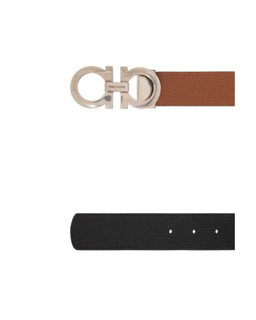 Ferragamo Brown Reversible Belt for men