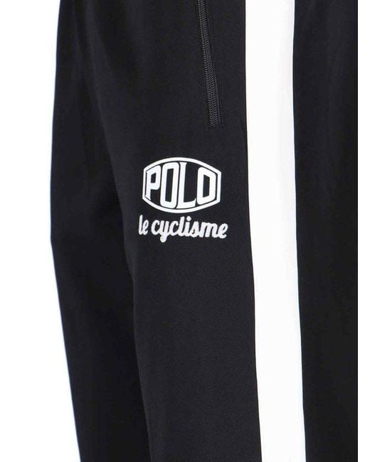 Polo Ralph Lauren Black Logo Track Pants for men