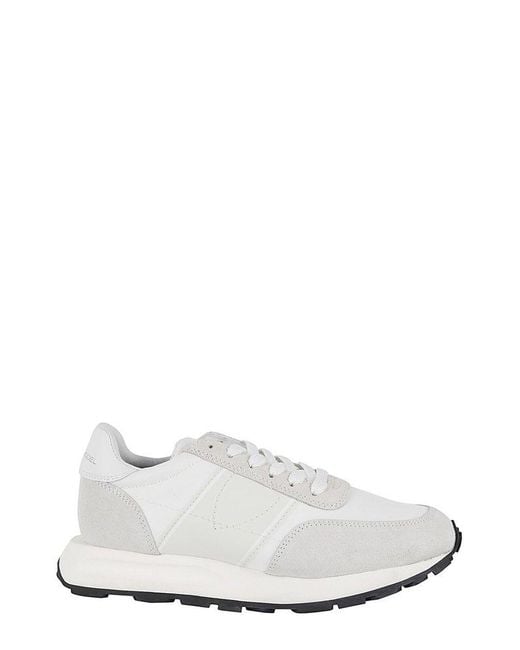 Philippe Model White Tour Lace-Up Sneakers