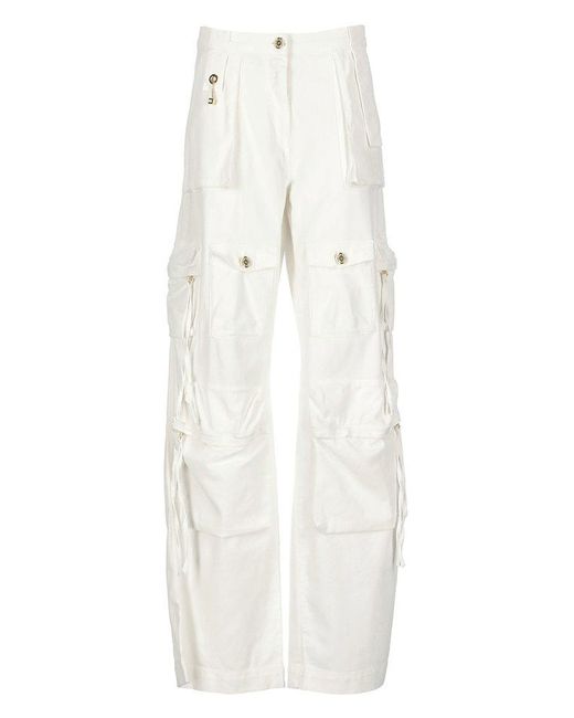 Elisabetta Franchi White Jeans Ivory