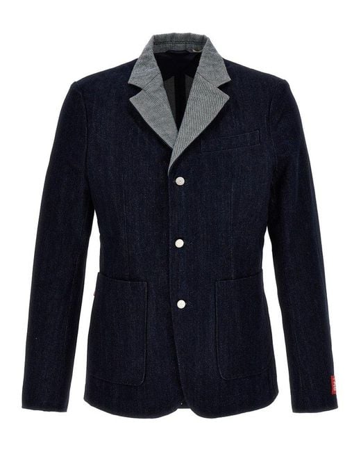 KENZO Blue X Levi Strauss & Co. Blazer Jackets for men