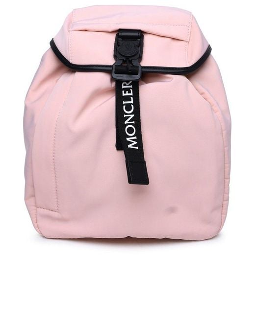 Moncler Pink Trick Nylon Backpack