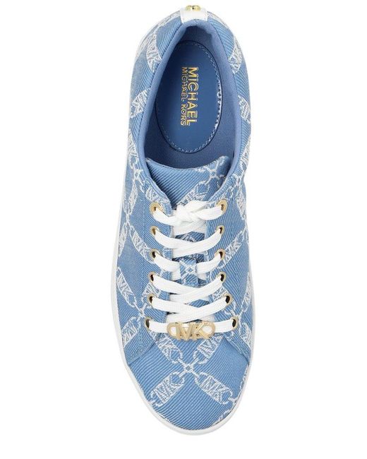MICHAEL Michael Kors Blue Keaton Lace-up Sneakers