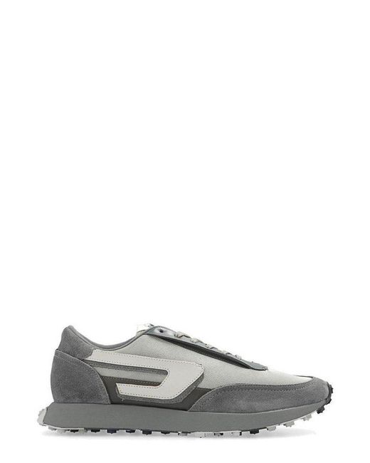 DIESEL Gray S-racer Lc Lace-up Sneakers for men