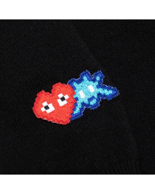 COMME DES GARÇONS PLAY Black X The Artist Invader Button Cardigan for men