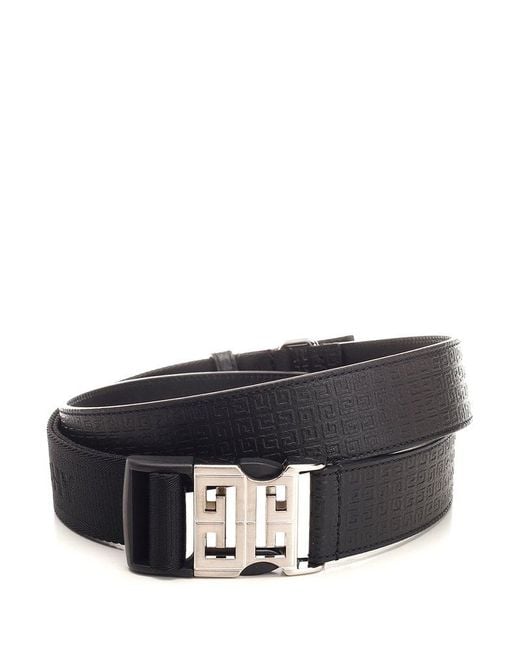Givenchy Gray Belt In Micro 4g Leather for men