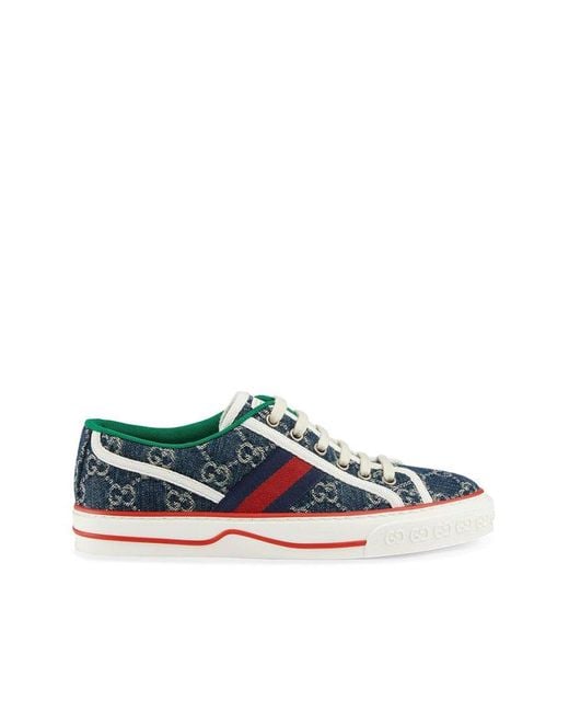 Gucci Green Tennis 1977 Lace-up Sneakers