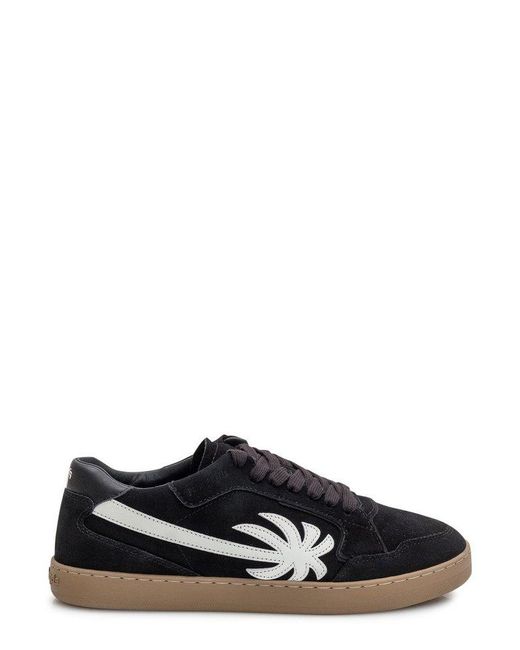 Palm Angels Black New Palm Round Toe Sneakers for men