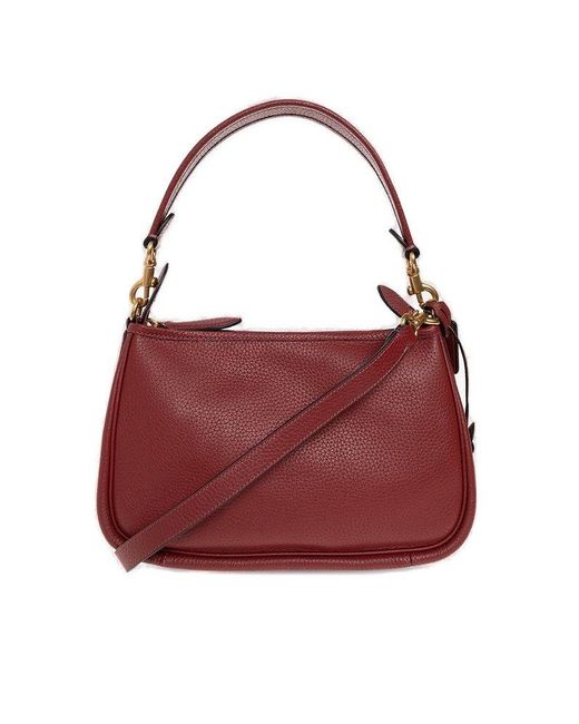 COACH Red 'cary' Shoulder Bag