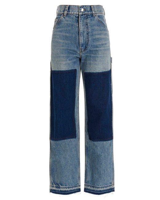 Amiri Denim Panelled Carpenter Jeans in Blue | Lyst Australia