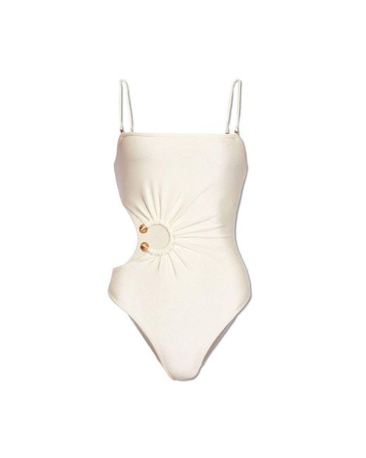 Cult Gaia White Alta One-piece Swimsuit