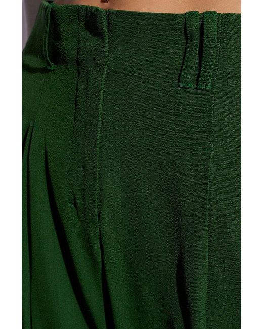 Jacquemus Green Creased Trousers 'Titolo'