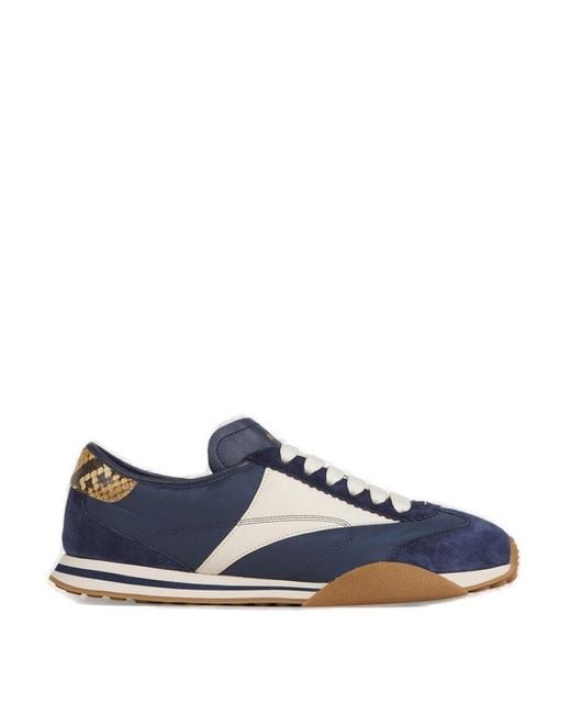 Bally Blue Sussex Leather Sneakers for men