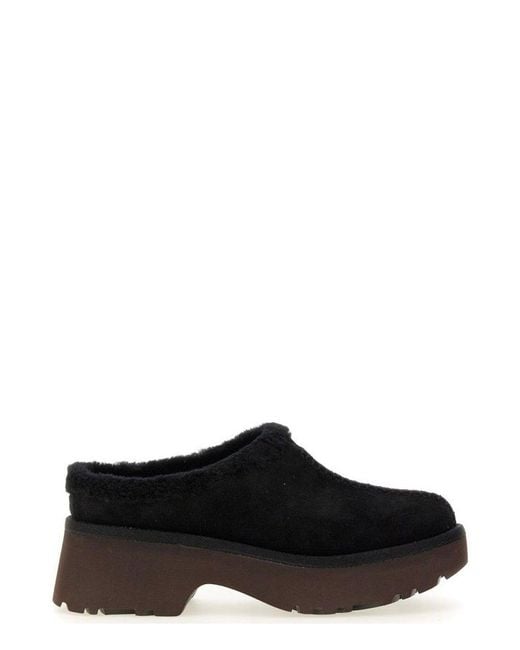 Ugg Black New Heights Cozy Clogs