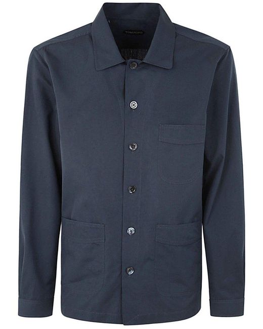 Tom Ford Blue Casual Shirt Clothing for men