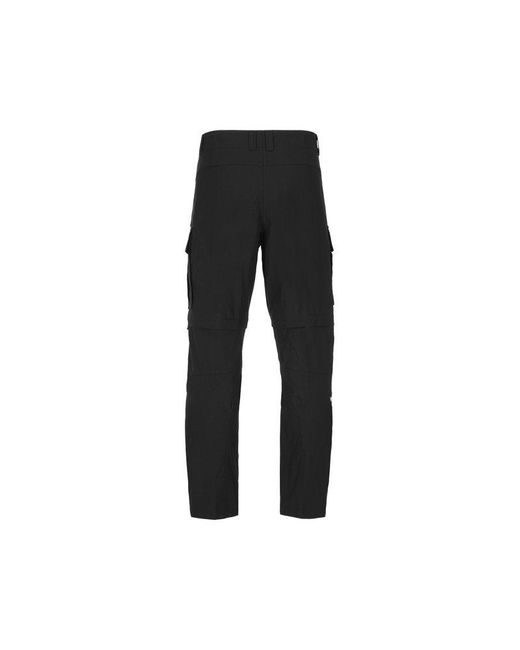 The North Face Black Nse Convertible Cargo Pants for men