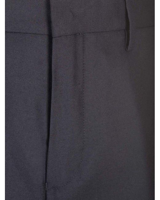 Dries Van Noten Blue "philip" Trousers In Wool Toile for men