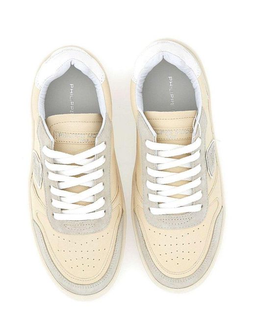 Philippe Model Natural Nice Low-Top Sneakers