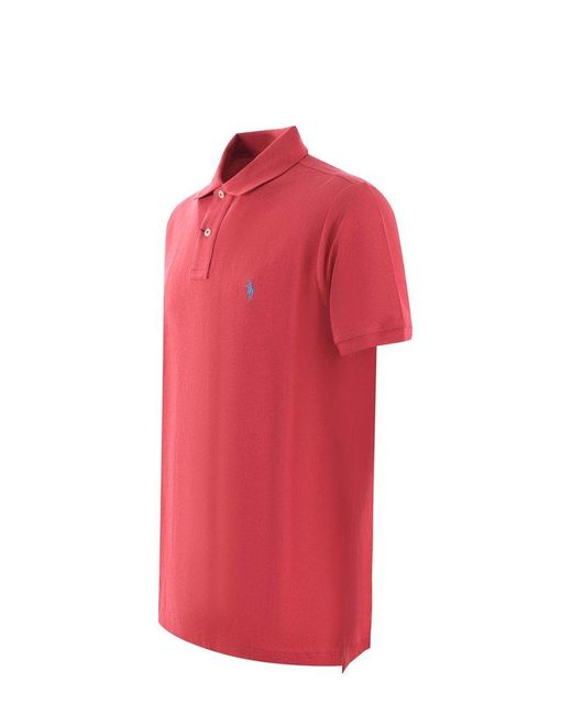 Polo Ralph Lauren Red "" Polo Shirt for men