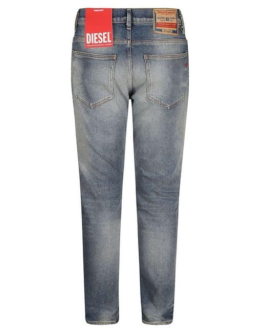 DIESEL Blue Skinny Fit Jeans for men