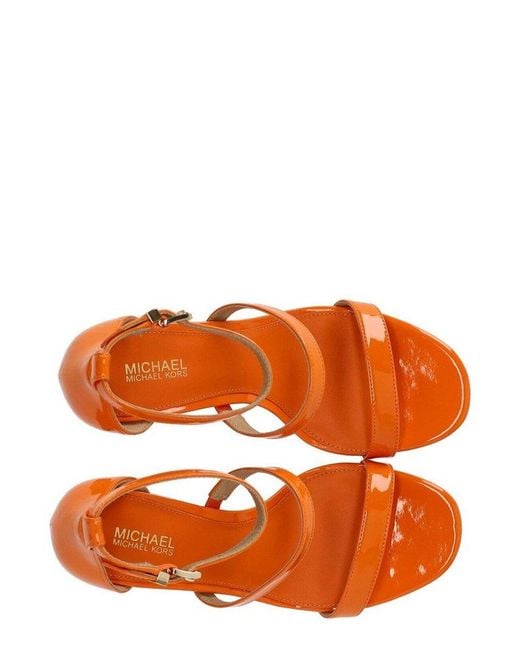 MICHAEL Michael Kors Orange Strappy Heeled Sandals