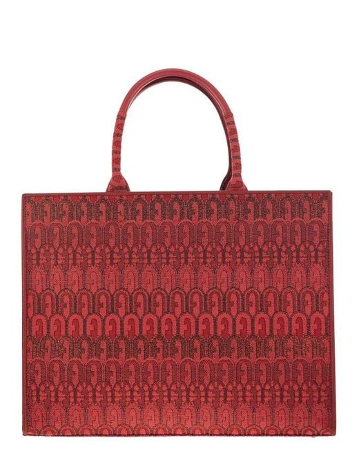 Furla Red Opportunity Tote Bag