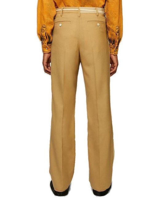 Marni Yellow Colour Blocked Pants for men