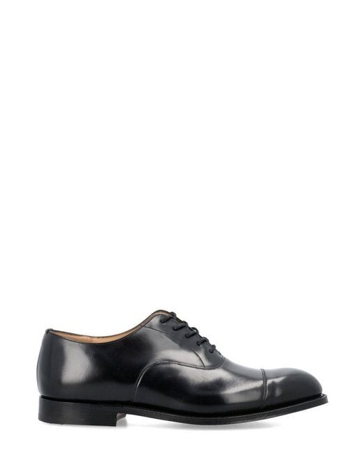 Church's Black Consul Almond-toe Lace-up Shoes for men