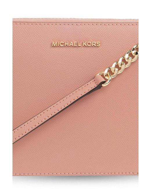 MICHAEL Michael Kors Pink 'jet Set Large' Shoulder Bag,